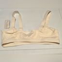 Forever 21 Size large white cream front tie knot bralette Photo 3