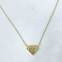 ma*rs Miss To  18K Gold Plated Diamond Shaped Necklace Photo 0