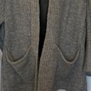 Topshop  Long Gray Cardigan Sweater Photo 1