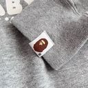 Bape Baby Milo Vintage Gray/Blue Hoodie Adjustable Pullstring Silver Photo 8