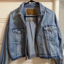 American Eagle Distressed Jean Jacket Photo 0