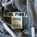 PINK - Victoria's Secret VS PINK gray zip up hoodie Photo 2