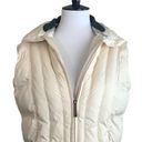 Woolrich Cream Lined Puffer Vest Quilted Outdoor Lined Women's Size Small S Photo 9