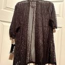 kim rogers Sheer crochet type material cardigan. . Size M. Photo 4