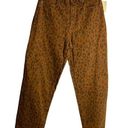 Universal Threads Universal Thread Vintage Straight Jeans 00 Brown Leopard Print Cropped NEW Photo 0