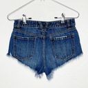 Volcom Stoney Micro Fit Jean Shorts 24” Denim Raw Hem True To This Cheeky Beach Photo 3