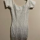 Dress the Population  Larissa Off Shoulder Ombre Sequin Mini Dress- Size XS Photo 3