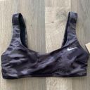 Nike Bikini Top Floral Fade Scoop Neck Black size XSmall Adjustable NEW MSRP $62 Photo 6