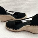 Eileen Fisher  Black Suede Yasmin Closed Toe Espadrille Platform Wedge 6.5 NWOB Photo 75