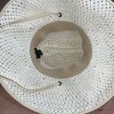 Lele Sadoughi  Straw Checkered Hat in White Washed New as-is Womens Western Photo 4