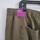 Lane Bryant  Women's Green Crop Wide Leg Pleated Pants 18/20 Photo 4