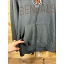 Majestic  Women's NFL Cincinnati Bengals Football Charcoal Hoodie Sweatshirt with Photo 3