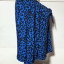 Ava & Viv NWT Size 2X women’s blue with black polka dots shirt. Photo 2