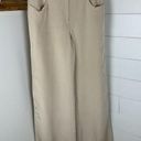 Elizabeth and James  Silk Wide Leg Touser Pants Cream Women's Size 6 Photo 0