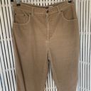 Vintage Bill Blass Corduroy Jeans Tan Size 12 Photo 2