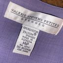 Valerie Stevens  Square Neck Sheath Dress with Belt Detail in Lavendar - size 14P Photo 2