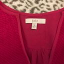 Joie Magenta Pink Blouson Mini Dress Size Medium M Photo 2