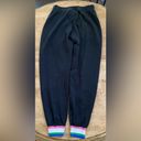 Nike  Women’s Sz Small Black Cotton Blend Accent Cuff Logo Joggers Photo 2