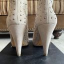 INC I.N.C Beige Studded Suede Booties  Photo 4