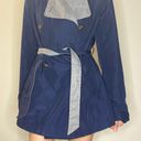 Nautica women navy trench coat jacket S Photo 0