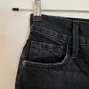 Frame Heritage Sylvie Slender Straight Leg High Rise Jeans Playton Black Photo 4