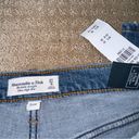 Abercrombie & Fitch NWT  Ankle Straight Ultra High Rise Curve Love 27 / 4 LONG Photo 4