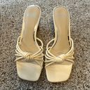 Paige  SYDNEY Bone Leather Cork Wedges, Size 7M, NEW Photo 2