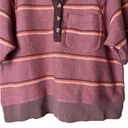 Free People We The Free Sun's Out Polo Blouse Top Cotton Striped Size XL Photo 6