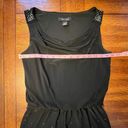 White House | Black Market  Black Sleeveless Studded Skirt Casual Dress Size XS Photo 7