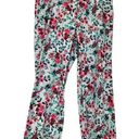 Calvin Klein  NEW White Pink Green Floral Highline Wide Leg Pants Size 18W Plus Photo 0