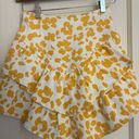 MOTHER Denim Yellow And White Skirt Photo 1