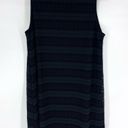 Renee C . Crocheted Tank Dress Lined Black Size Large Photo 3