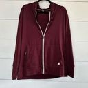 Vuori  Women’s Large Maroon Full Zip Halo Performance Hoodie Photo 0