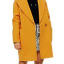 Topshop Carly Yellow Coat Size 10 Photo 0