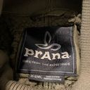 prAna  Olive Green Fleece Lined Pullover Quilted Turtleneck Vest - size XS Photo 3