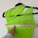 House Of CB  'Adrie' Neon Green Gathered Mini Dress/Size XS NWOT Photo 6