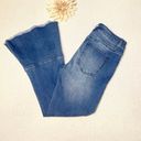 Chelsea and Violet  High Rise Flared Hem Crop Jeans Distressed Frayed Size 25 Photo 4