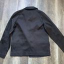 The Row Front Shop Black Sheen Pom Snap Blazer Jacket XS Photo 9