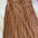 Animal Print Accordion Pleat Maxi Skirt Multiple Size XS Photo 1