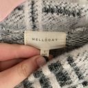 Plaid Mock Neck Sweater Gray Size L Photo 2