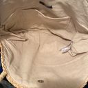 American Eagle  yellow tan straw circle sun tote bag Photo 7