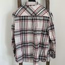 Style & Co Checker White and Red Button Down Dress Shirt / Size XL Photo 3