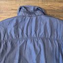 Free People Movement Off the Bleachers Coaches Jacket Navy Blue Size Small NWOT Photo 4