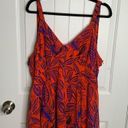 Alexis  by Target handkerchief trapeze tropical sleeveless midi dress size XL Photo 3