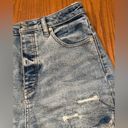 We The Free Free People  Curvy Vintage High Rise Distressed Denim Shorts Size 28 Photo 4