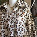 Victoria's Secret Victoria’s Secret ‘Know One Cares’ Faux Fur Leopard Print Zip Up Crop Jacket Photo 3