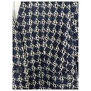 Banana Republic  Womens 4 Tweed Blazer One Button Career Classic Lined Navy Blue Photo 5