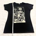 Tultex The Death Tarot Card Psychic Occult Metaphysical T-Shirt Size Large Photo 3