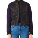 Martin Grant Paris Brocade Bomber Jacket in Blue 4 36 Womens Jacquard Coat Size undefined Photo 0