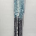 Young Fabulous and Broke  Maxi Dress Tie Dye Ombre Racerback Scoop Neck Blue Gray S Photo 4